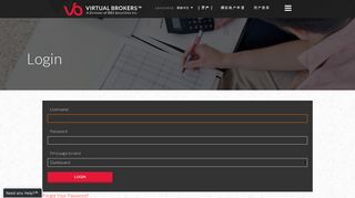 Login - Virtual Brokers