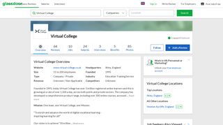Working at Virtual College | Glassdoor.co.uk