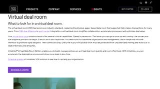 Virtual deal room | Intralinks