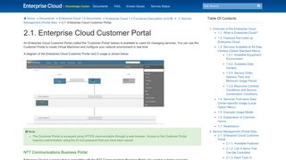 2.1. Enterprise Cloud Customer Portal : Enterprise Cloud Knowledge ...