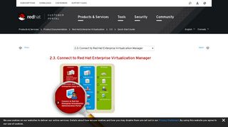2.3. Connect to Red Hat Enterprise Virtualization Manager