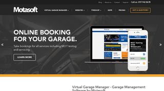 Garage Management Software | Garage Software | Motasoft Ltd