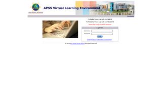 Login - Virtual Learning Environment - Asia Pacific Smart School