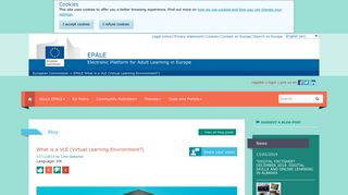 What is a VLE (Virtual Learning Environment?) | EPALE