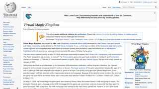 Virtual Magic Kingdom - Wikipedia