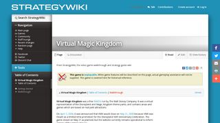 Virtual Magic Kingdom — StrategyWiki, the video game walkthrough ...
