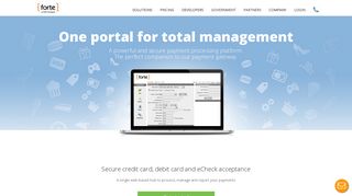 Forte Payment Systems - Virtual Terminal: Accept Payments Anytime