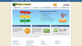 Web hosting by VirtualAvenue