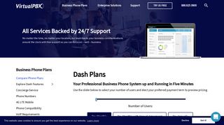 Dash Plans - VirtualPBX