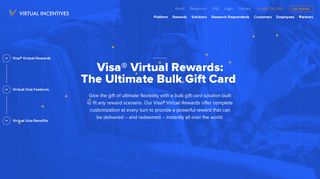 Instant Virtual Visa Reward Card | Virtual Incentives