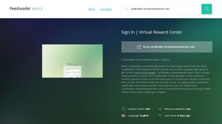 Get Cardholder.virtualrewardcenter.com news - Sign In | Virtual ...