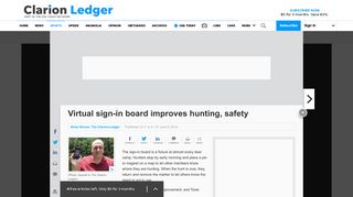 Virtual sign-in board improves hunting, safety - The Clarion-Ledger