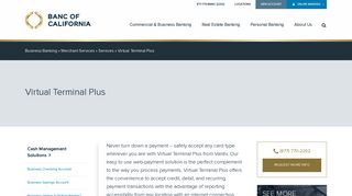 Virtual Terminal Plus – Banc of California