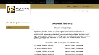 Virtual Virginia / Home - Floyd County Public Schools