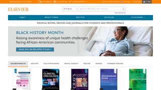 US Elsevier Health Bookshop | Mosby, Saunders, Netter & more