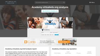 Academy VirtualEDU. VirtualEDU.Org - Learning System | Login