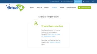 Registration Process | VirtualSC
