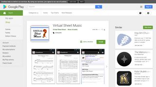 Virtual Sheet Music - Apps on Google Play