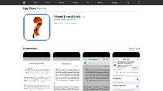 Virtual Sheet Music on the App Store - iTunes - Apple