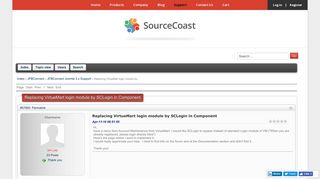 Replacing VirtueMart login module by SCLogin in Component ...