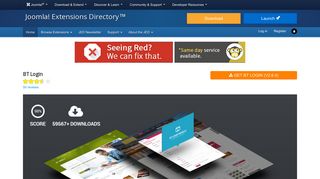 BT Login, by BowThemes - Joomla Extension Directory