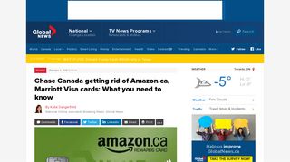 Chase Canada getting rid of Amazon.ca, Marriott Visa cards: What you ...