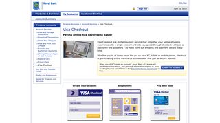 Visa Checkout - RBC Royal Bank
