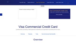 Commercial Card | Credit Card Services | Visa
