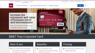 BB&T Visa Corporate Card | Commercial Solutions | BB&T Commercial