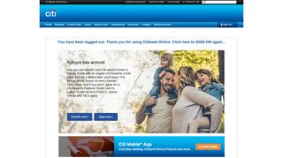 Sign on to Citibank Online Banking | Citibank Australia