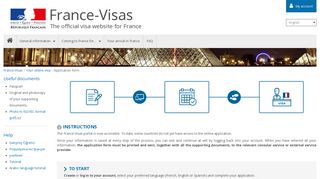 Start your visa application online | France-Visas.gouv.fr