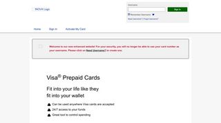 INOVA - Home Page - visaprepaidprocessing.com