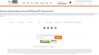 How do I check the balance of my Visa/Mastercard Virtual Account ...
