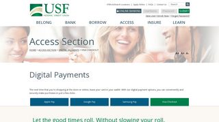 Visa Checkout - USF Federal Credit Union