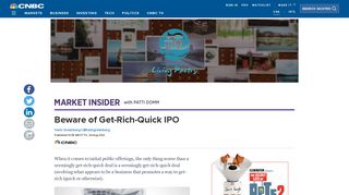 Beware of Get-Rich-Quick IPO - CNBC.com
