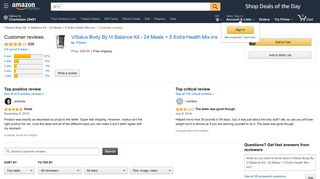 Amazon.com: Customer reviews: ViSalus Body By Vi Balance Kit - 24 ...