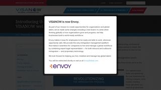 Introducing the new VISANOW website - Envoy Global