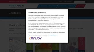 Thank You More Information - VISANOW Global Immigration