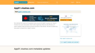 App 01 Visatrax (App01.visatrax.com) - INSZoom::Login