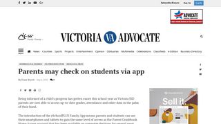 Parents may check on students via app | Business | victoriaadvocate ...
