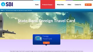 Foreign Travel Card - Customer Portal - OnlineSBI