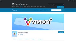 Vision6 Forms | WordPress.org