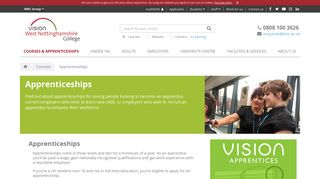 Apprenticeships - Vision West Nottinghamshire College - Mansfield