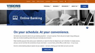 Online Banking - Visions Federal Credit Union
