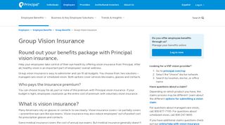 Group Vision Insurance | Principal
