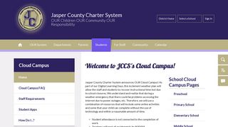 Cloud Campus / Home - Jasper County Charter System