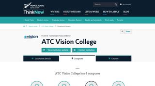 Christchurch Campus | ATC Vision College | New Zealand Education ...