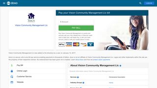 Vision Community Management Llc: Login, Bill Pay, Customer Service ...