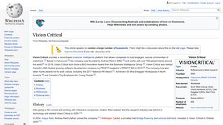 Vision Critical - Wikipedia