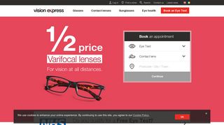 Vision Express: Opticians | Eye Test | Prescription Glasses ...